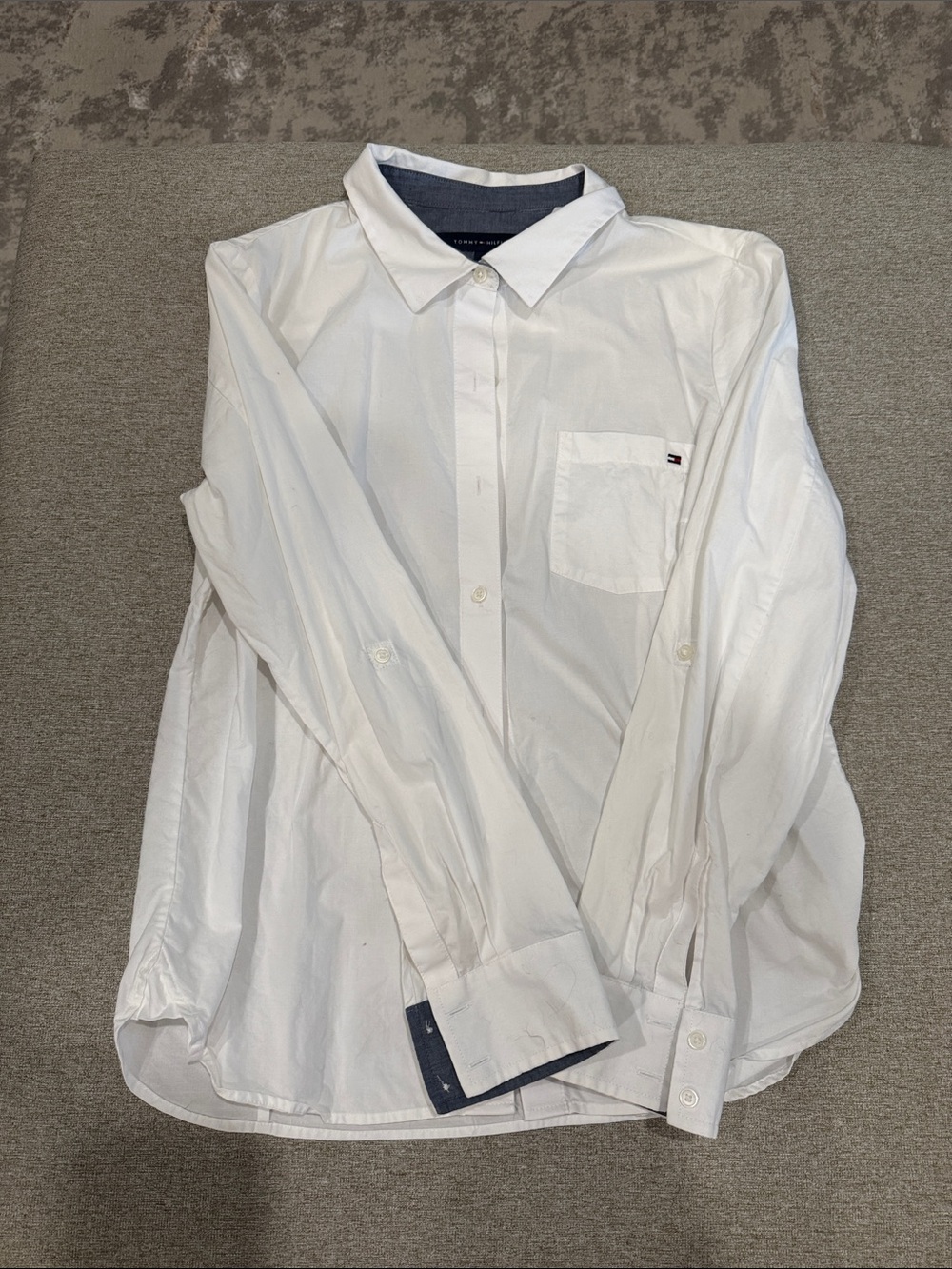 Tommy Hilfiger Women’s Classic White Button-Down Shirt